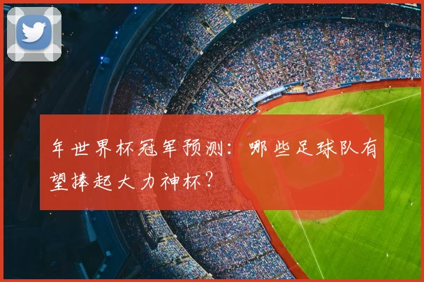 年世界杯冠军预测：哪些足球队有望捧起大力神杯？
